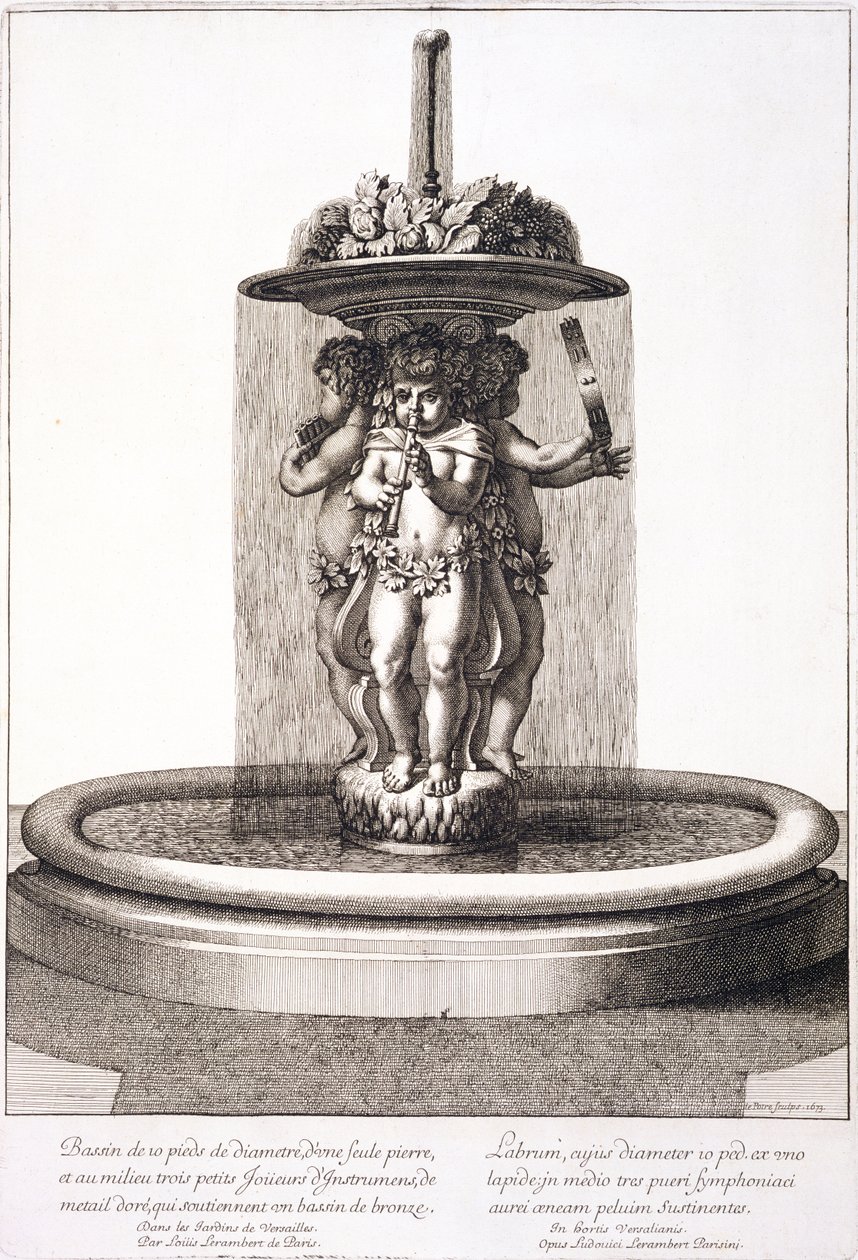 Fontene av Louis Lerambert i Versailles, 1673 av Jean Lepautre