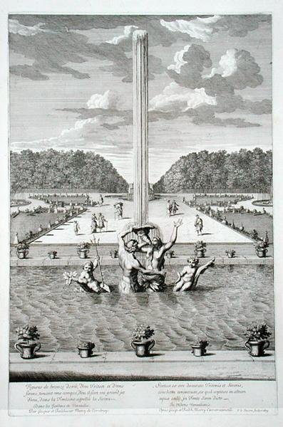 Fontene med Triton og sirener, Versailles av Jean Lepautre