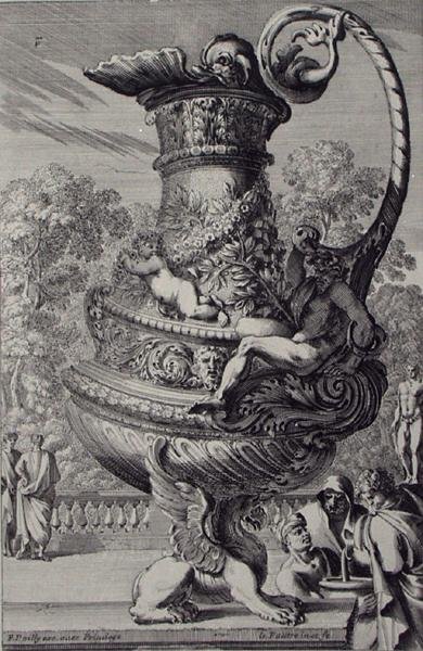 Hageskulptur, utgitt ca. 1670 (gravering) (se også 172934) av Jean Lepautre