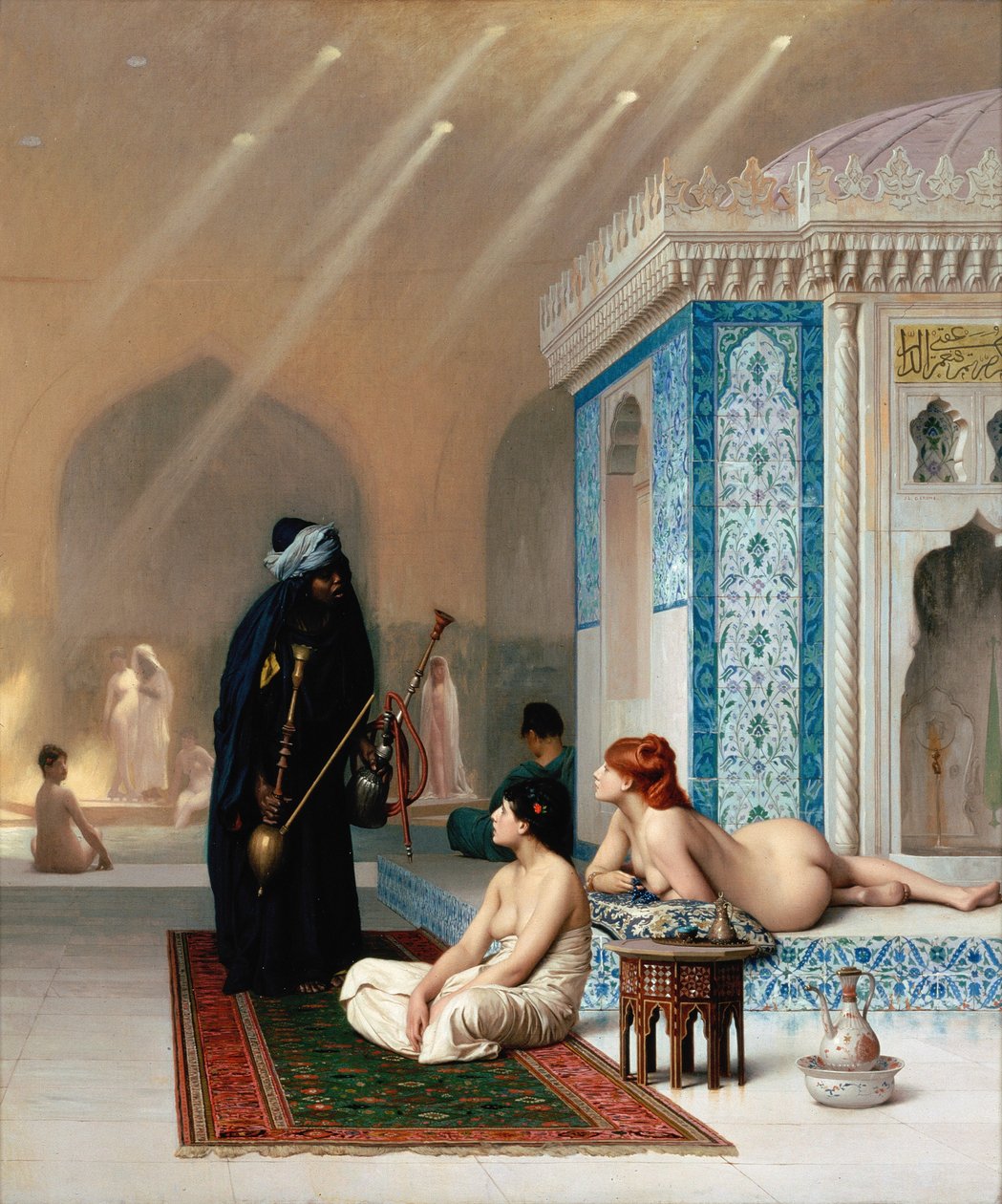Basseng i et harem av Jean Leon Gerome