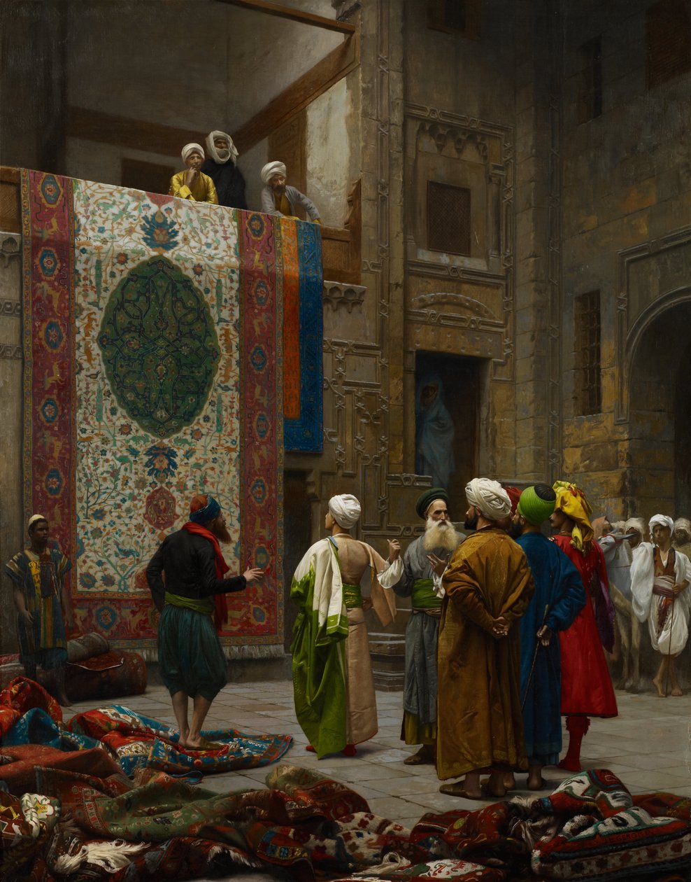 Teppehandleren av Jean Leon Gerome