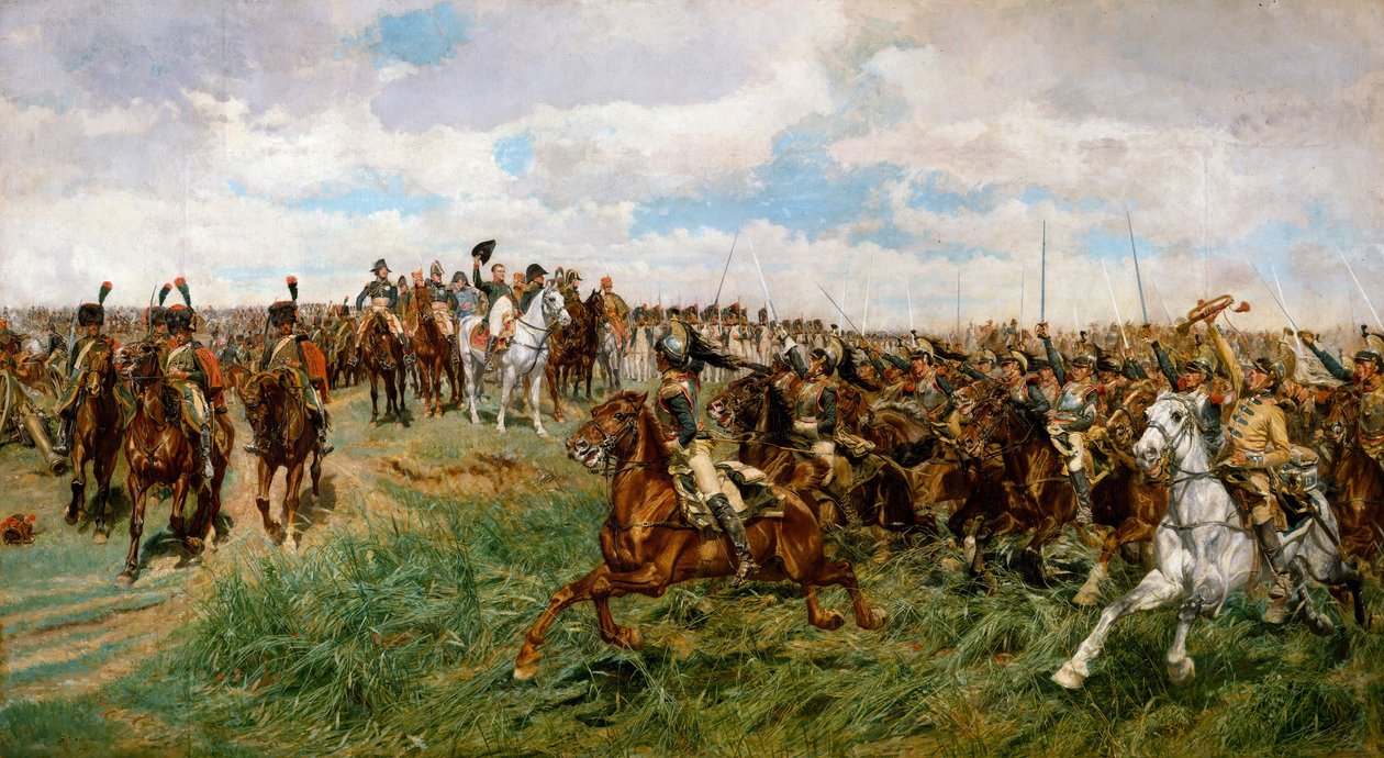 1807, Friedland, ca. 1861-75. av Jean Louis Ernest Meissonier
