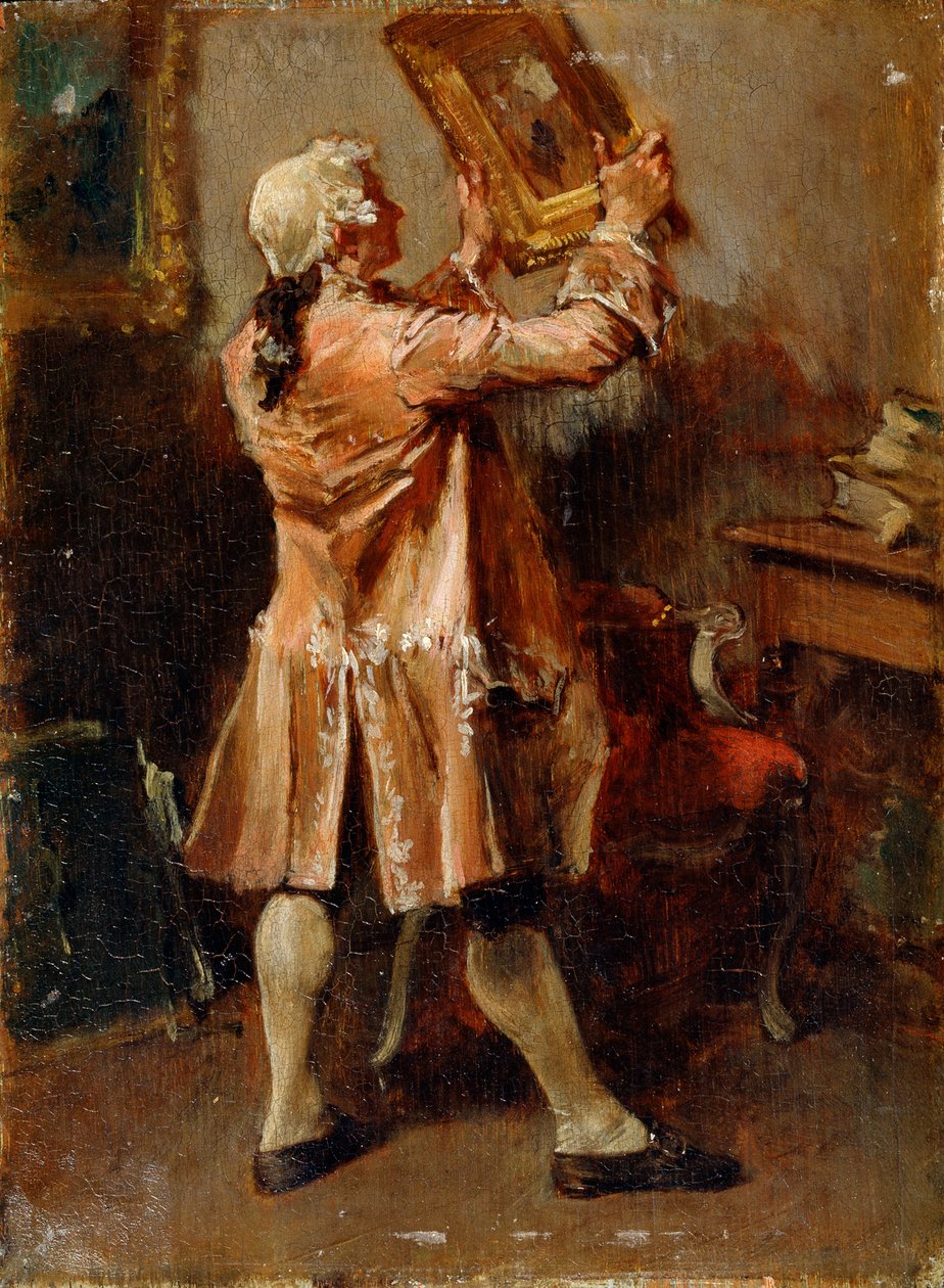 En malerielsker, 1800-tallet av Jean Louis Ernest Meissonier