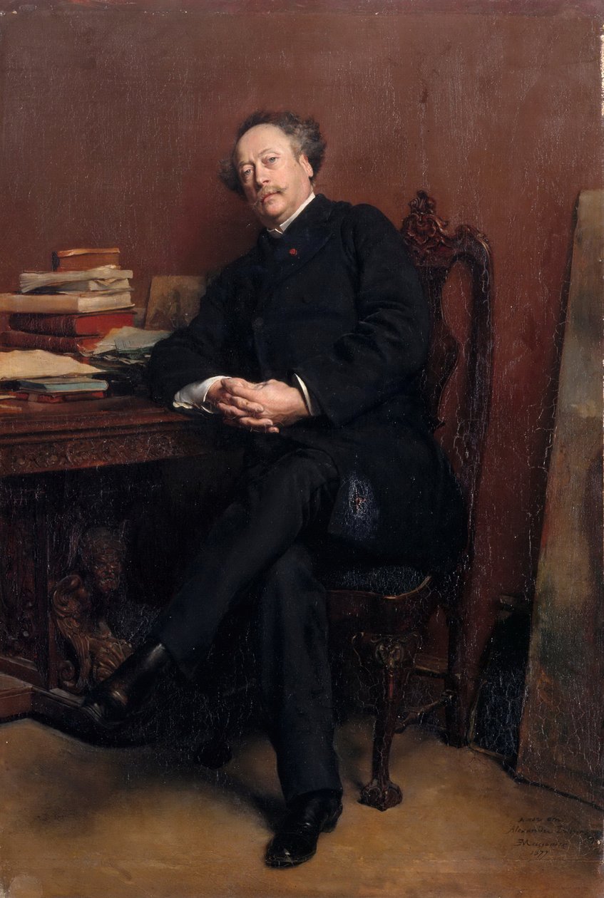 Alexandre Dumas, sønn 1824-1895 av Jean Louis Ernest Meissonier