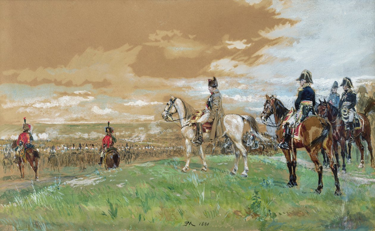 Jena (Napoleon til hest) 1880 av Jean Louis Ernest Meissonier