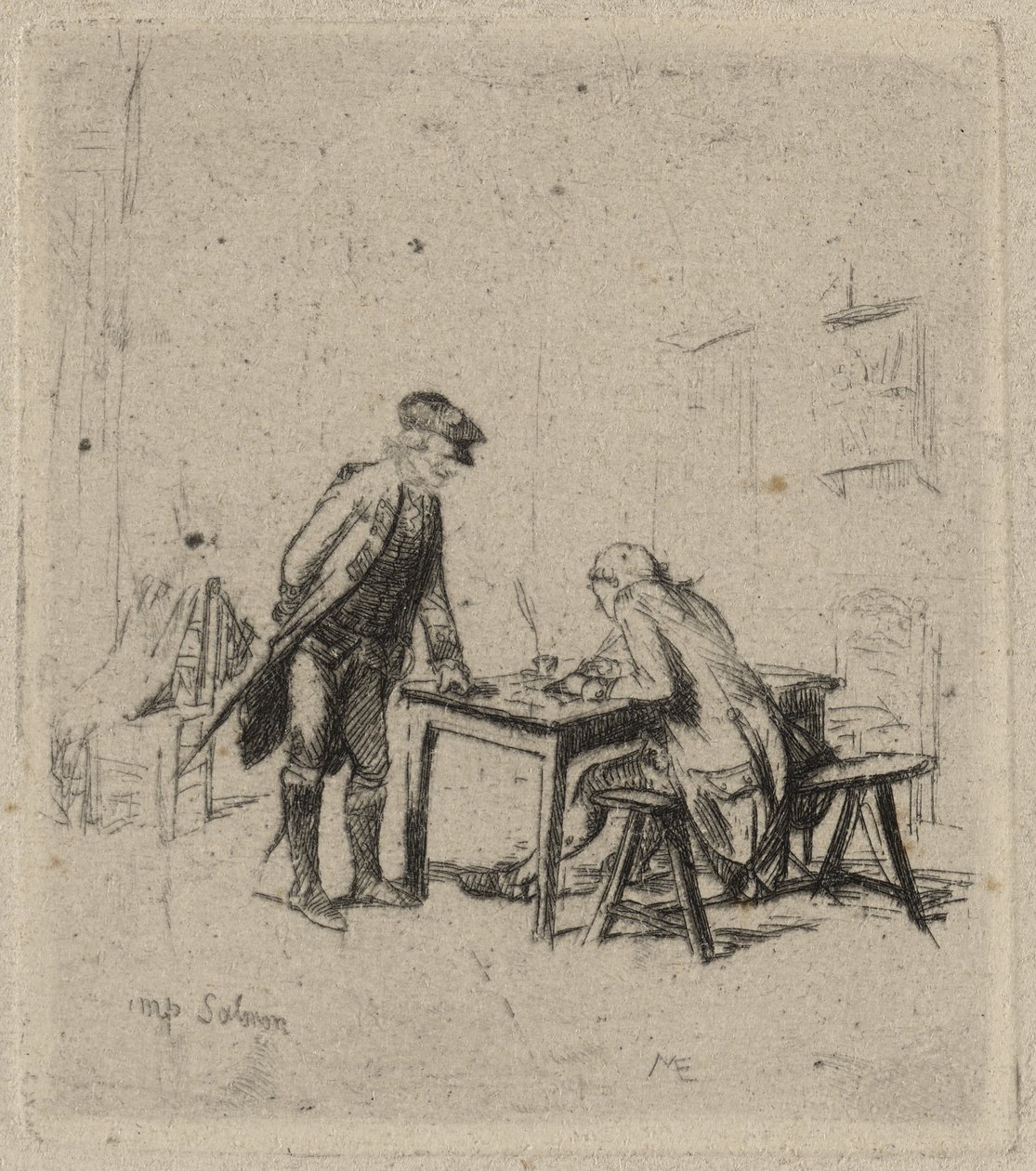 Uten navn av Jean Louis Ernest Meissonier
