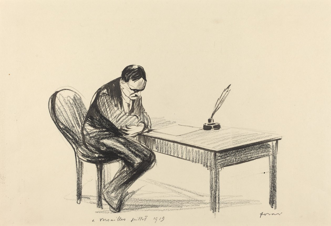 I Versailles juli 1919 av Jean Louis Forain