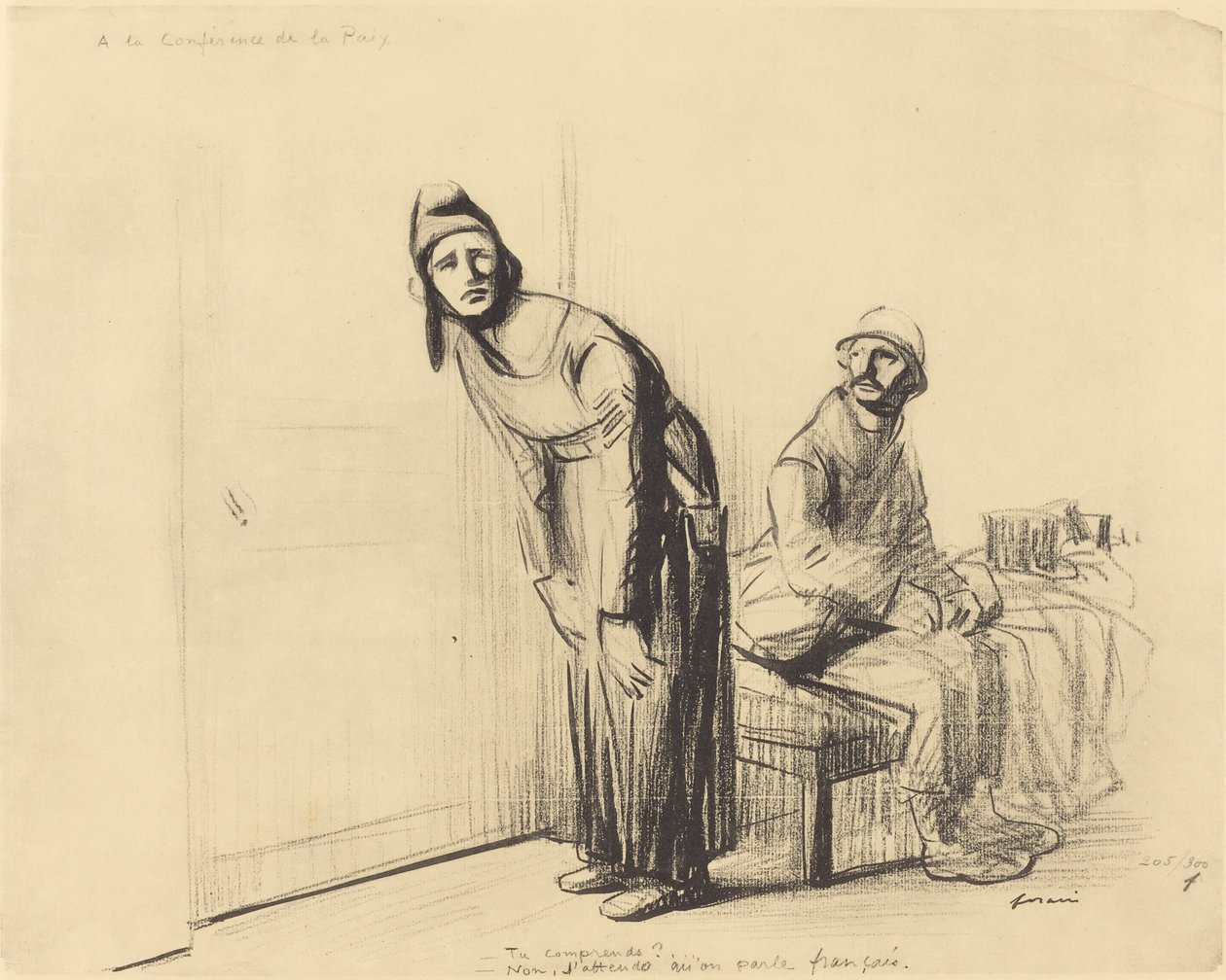 På fredskonferansen av Jean Louis Forain