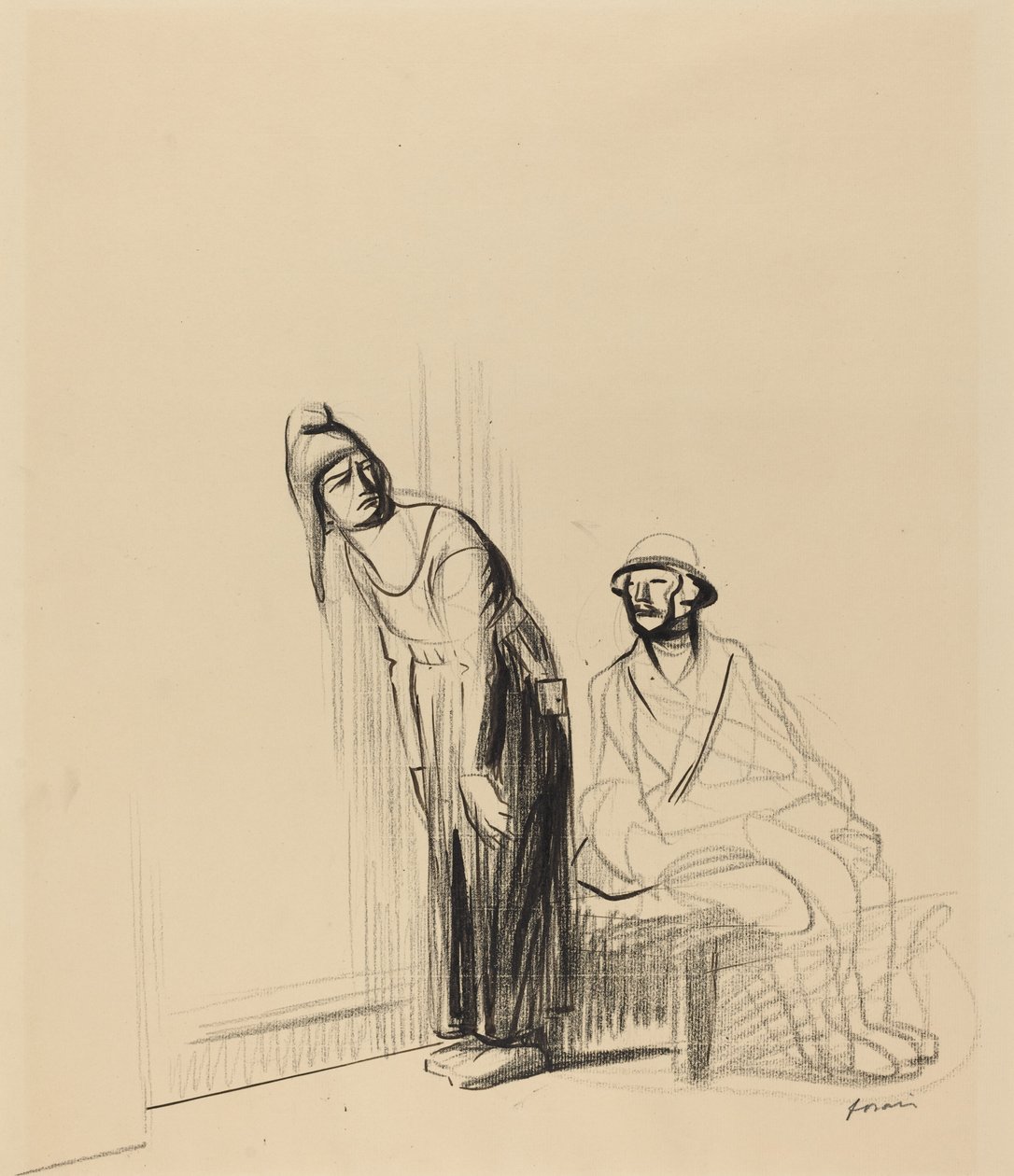 På fredskonferansen av Jean Louis Forain