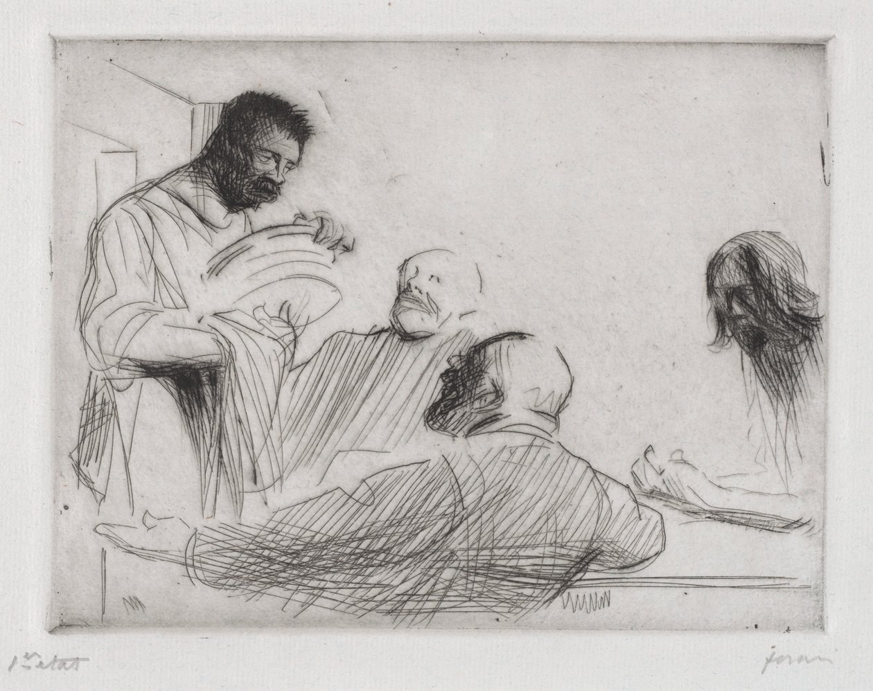 Før middag på Emmaus av Jean Louis Forain
