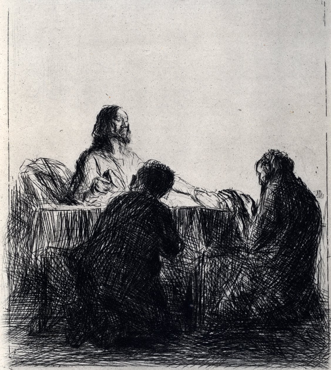 Breaking of the Bread, 1925. av Jean Louis Forain