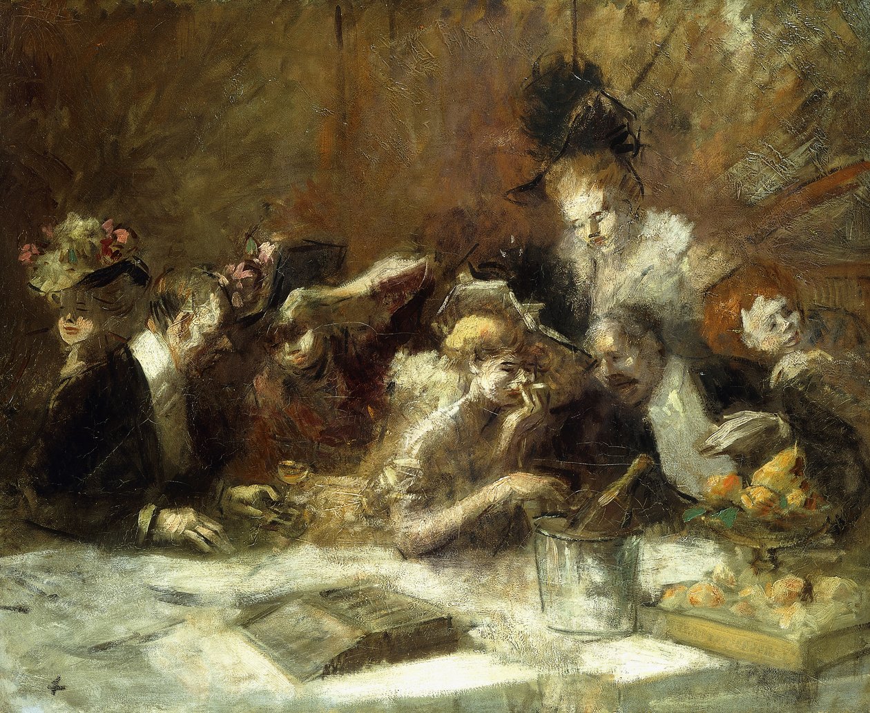 Cafe Maxim, Paris, av Jean Louis Forain