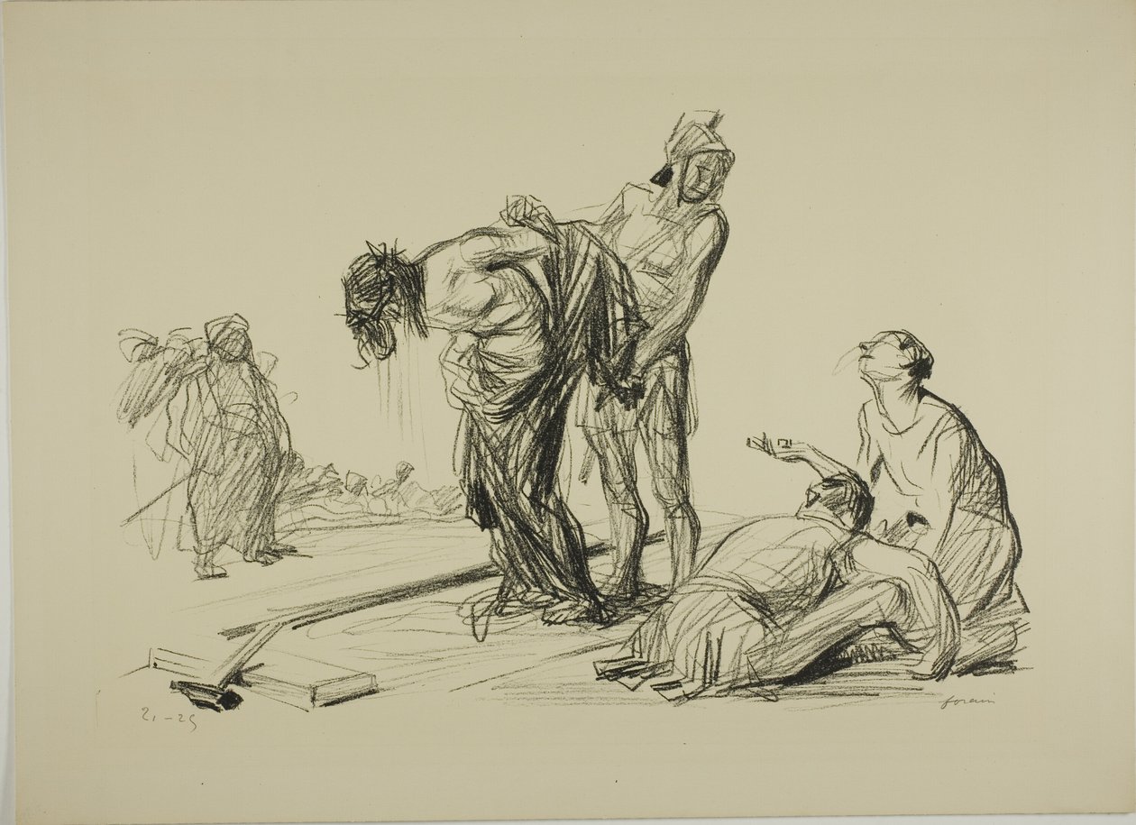 Kristus fratatt sine klær av Jean Louis Forain