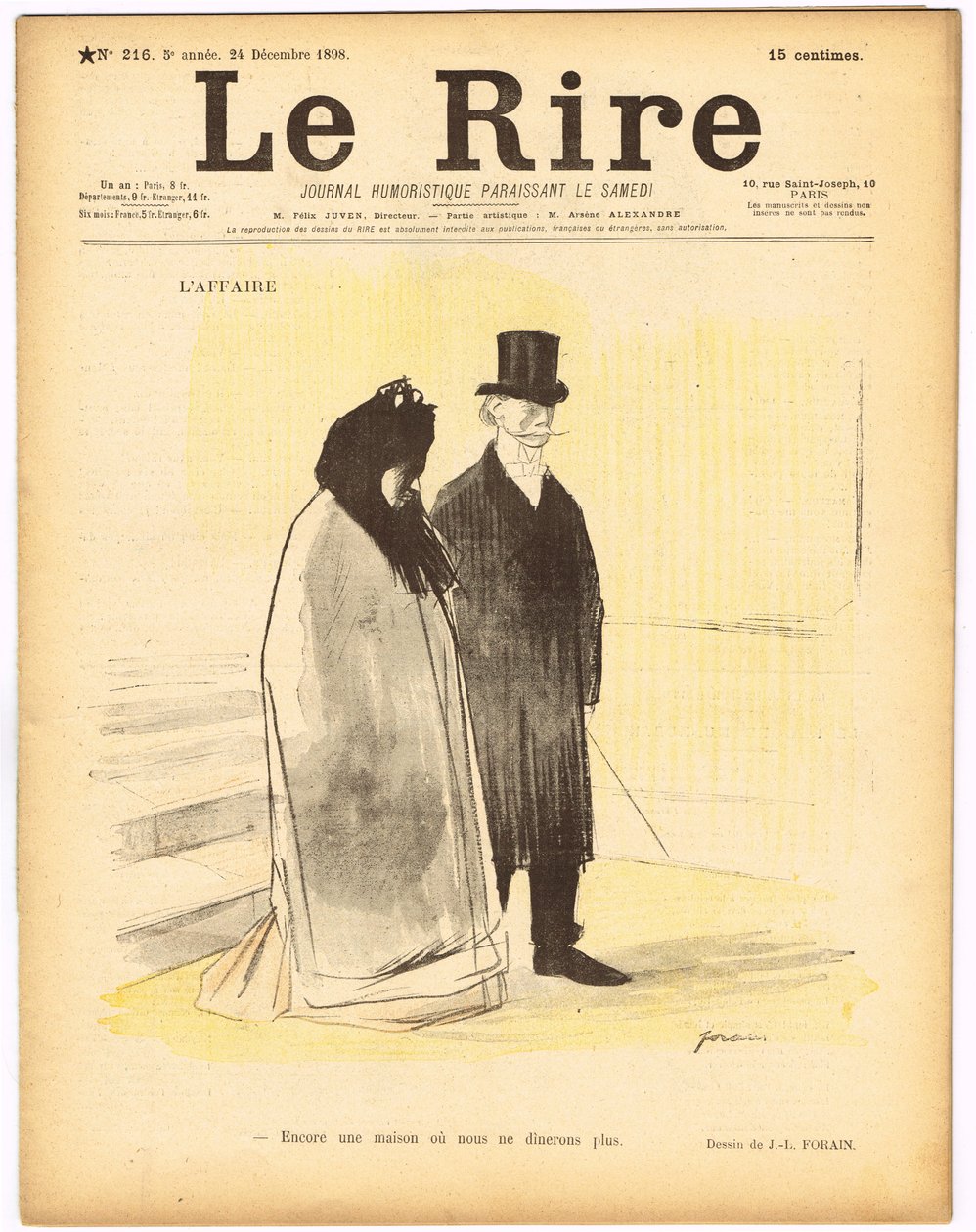 Cover av ""Le Lire"", Satirical in Colors av Jean Louis Forain