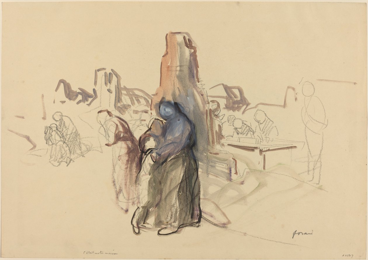 Dette var huset vårt, ca. 19141919. av Jean Louis Forain