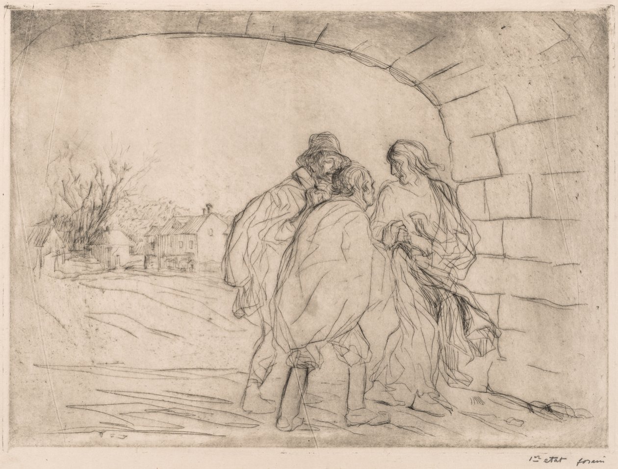Møte under hvelvet. av Jean Louis Forain