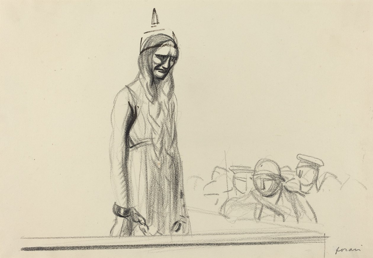 Germania foran dommerne av Jean Louis Forain