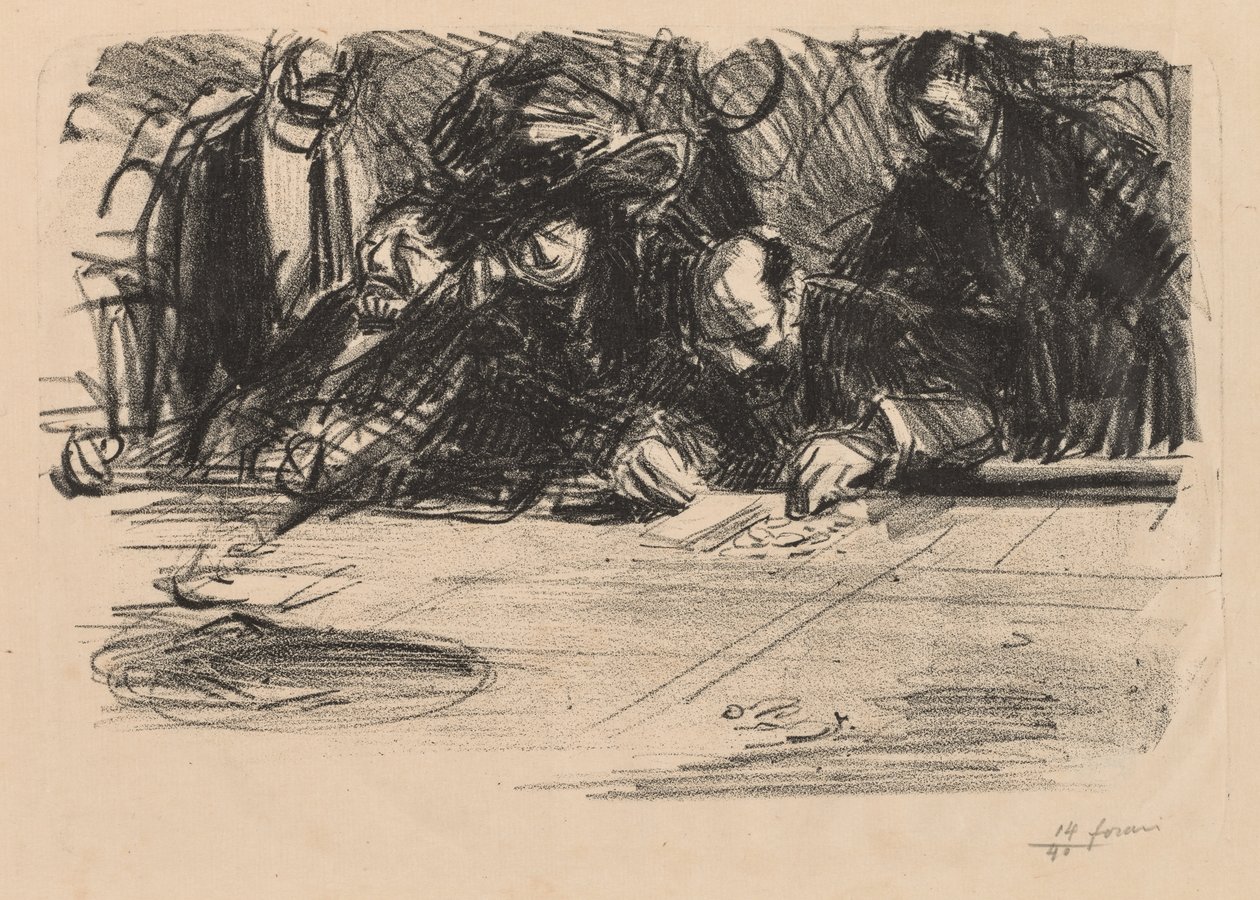 gruppe spillere av Jean Louis Forain