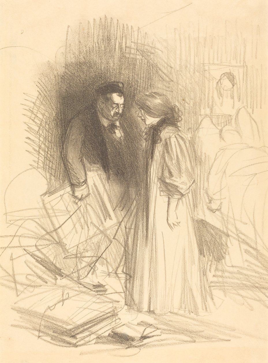 "Jeg tør ikke ta dem ned ... det ville skade ham for mye." av Jean-Louis Forain
