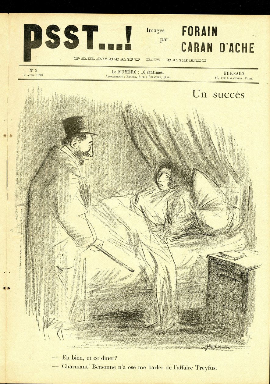Illustrasjon av Jean-Louis Forain (1852-1931) i Psst...! av Jean Louis Forain