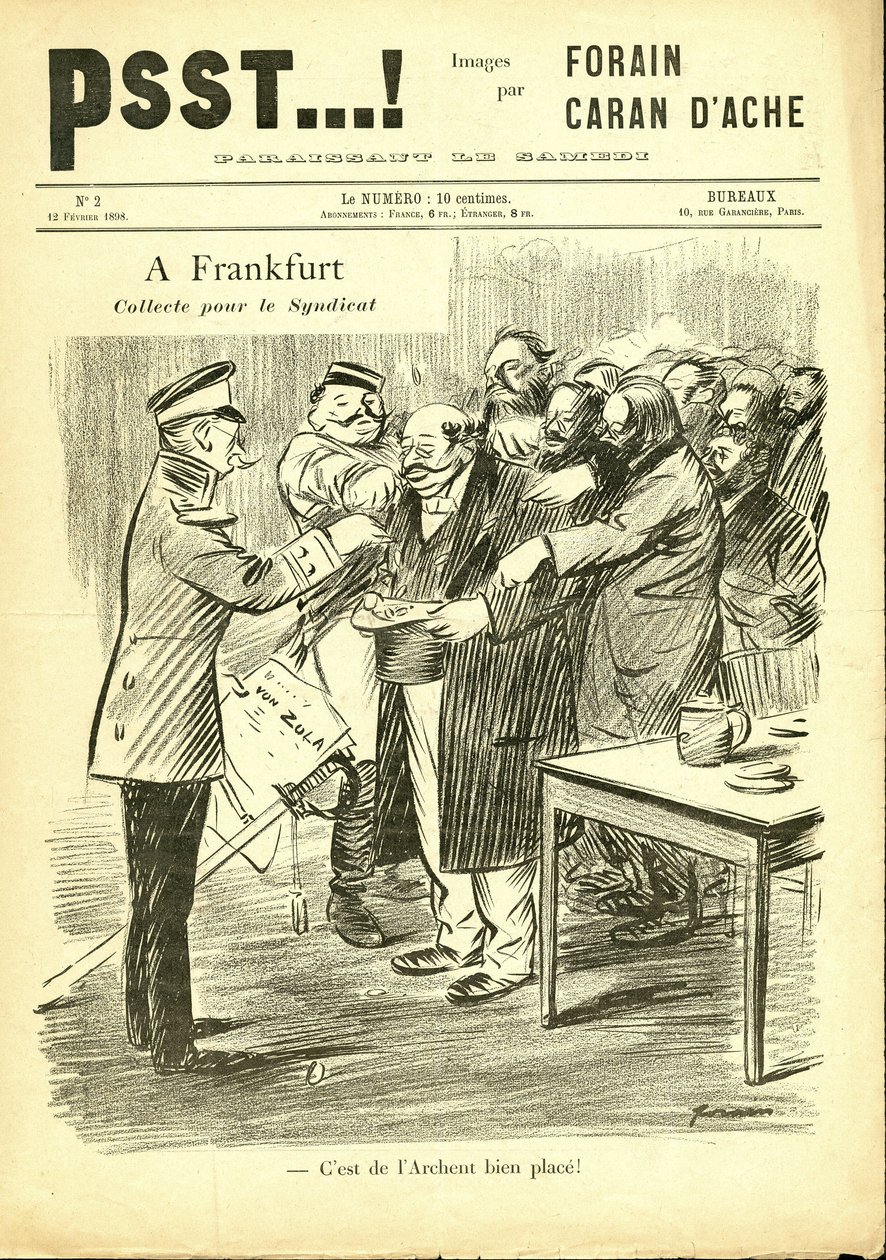 Illustrasjon av Jean-Louis Forain (1852-1931) i Psst...! av Jean Louis Forain