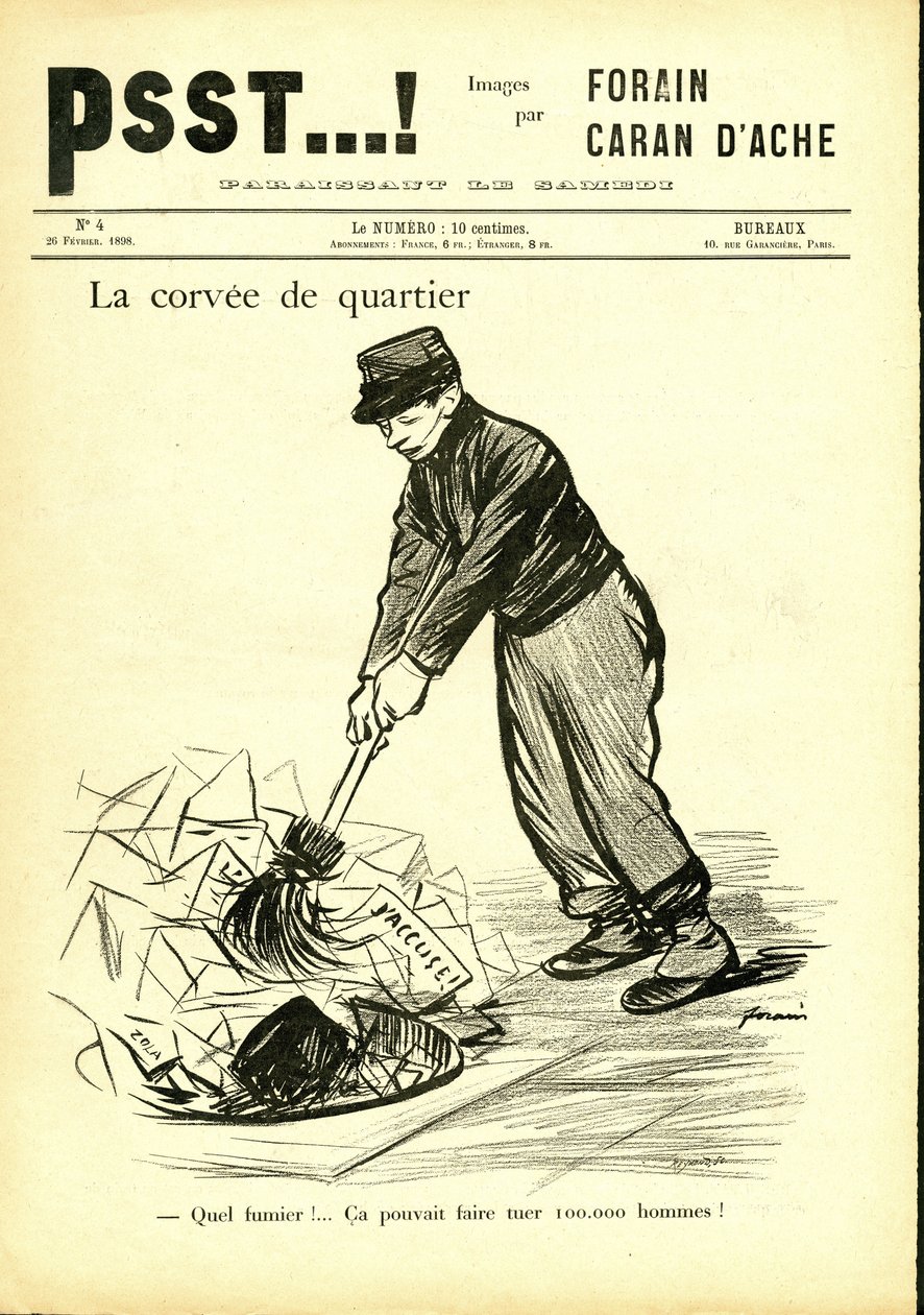 Illustrasjon av Jean-Louis Forain (1852-1931) i Psst...! av Jean Louis Forain