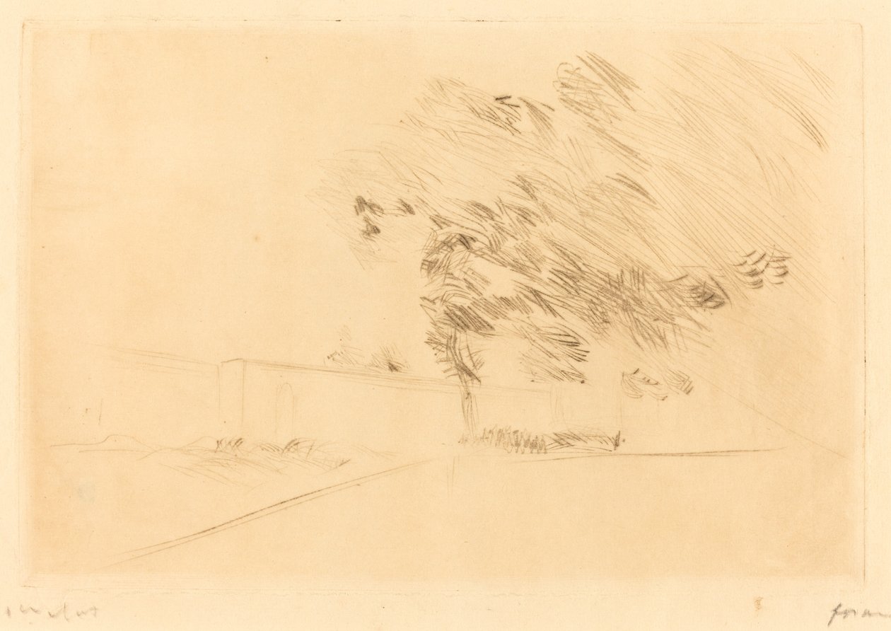I parken i Versailles (første tallerken) av Jean Louis Forain
