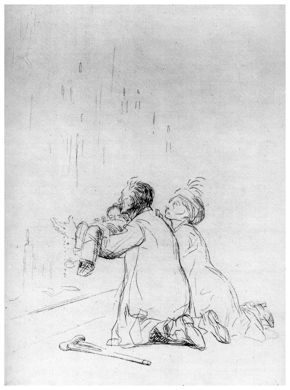 The Imploration at the Grotte, c1870-1930 1924 av Jean Louis Forain