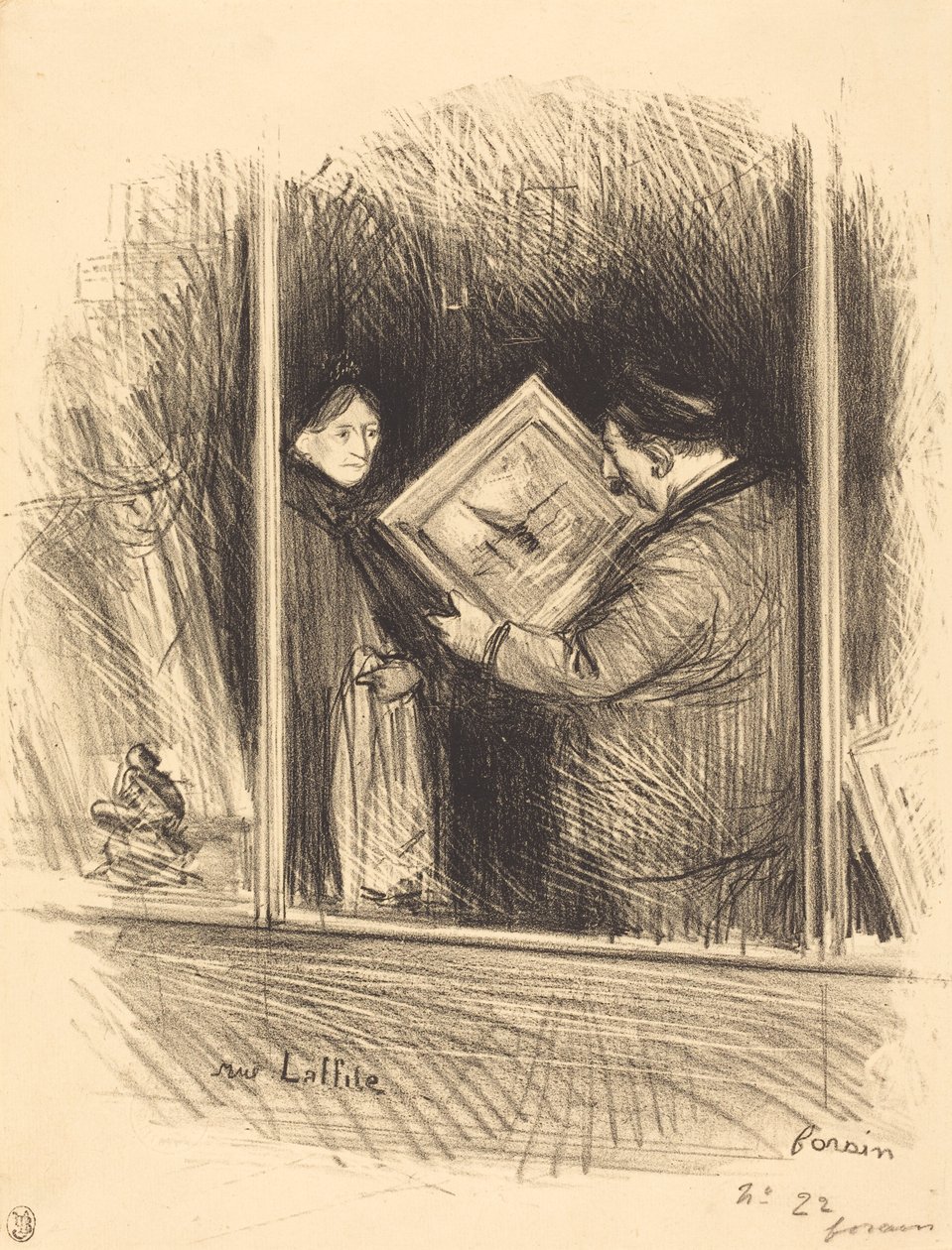Laffitte Street av Jean Louis Forain