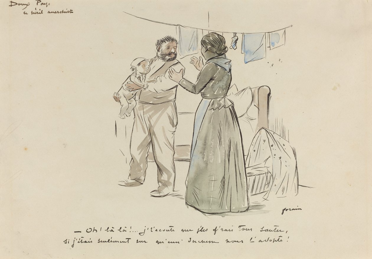 Den anarkistiske faren av Jean Louis Forain
