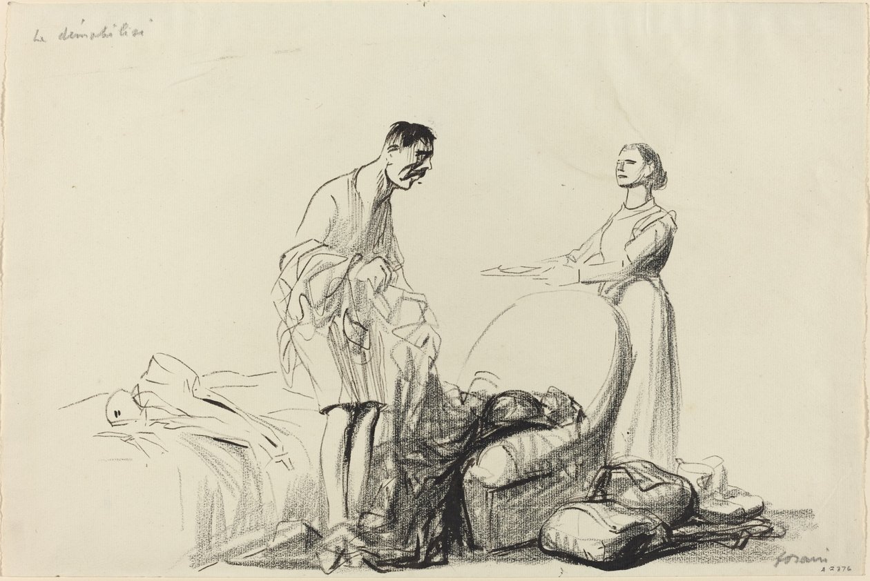 Demobiliserer ham av Jean Louis Forain