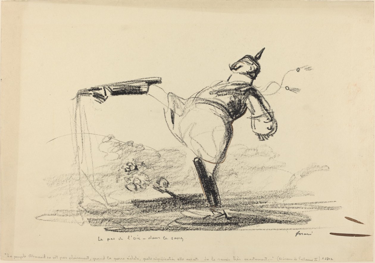 Gåsen steg - i blodet, ca. 19141919. av Jean Louis Forain