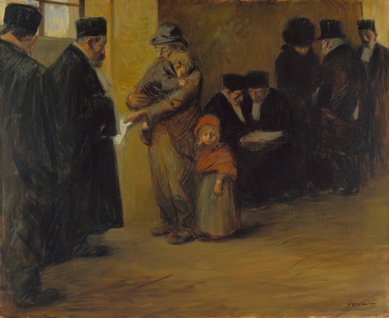 Rettshjelp, 1900-1910-tallet av Jean Louis Forain