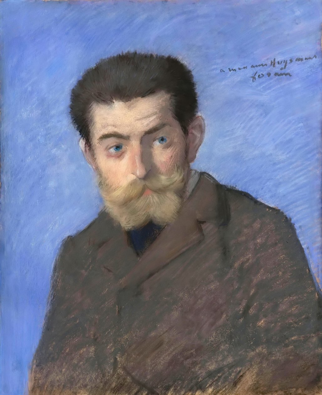 Portrett av Joris-Karl Huysmans 1848-1907 av Jean Louis Forain
