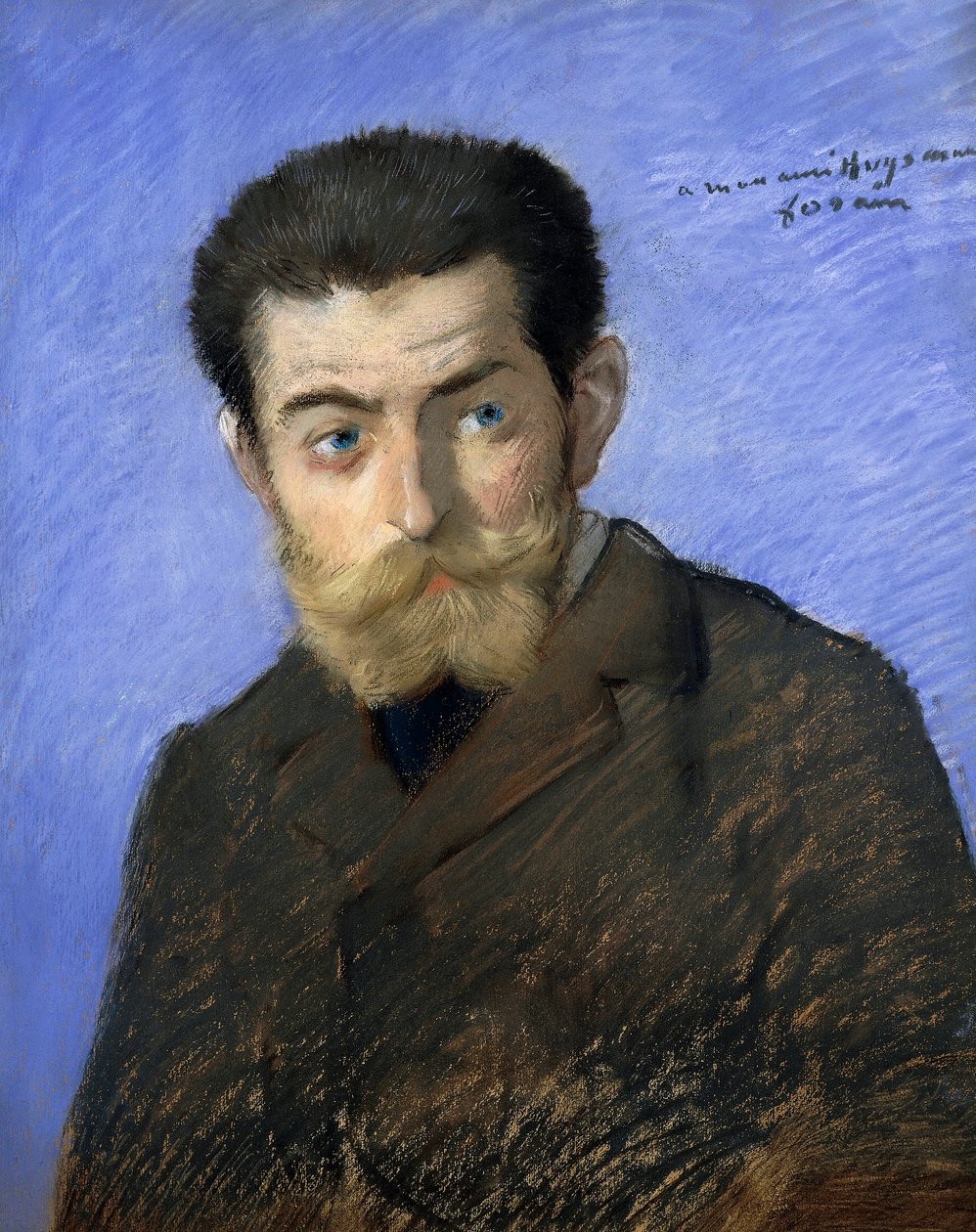 Portrett av Joris Karl Huysmans, pseudonym til Charles-Marie-Georges Huysmans (Paris av Jean Louis Forain