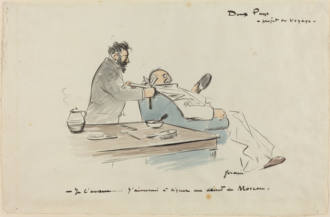 Reiseprosjekt, ca. 1897. av Jean Louis Forain
