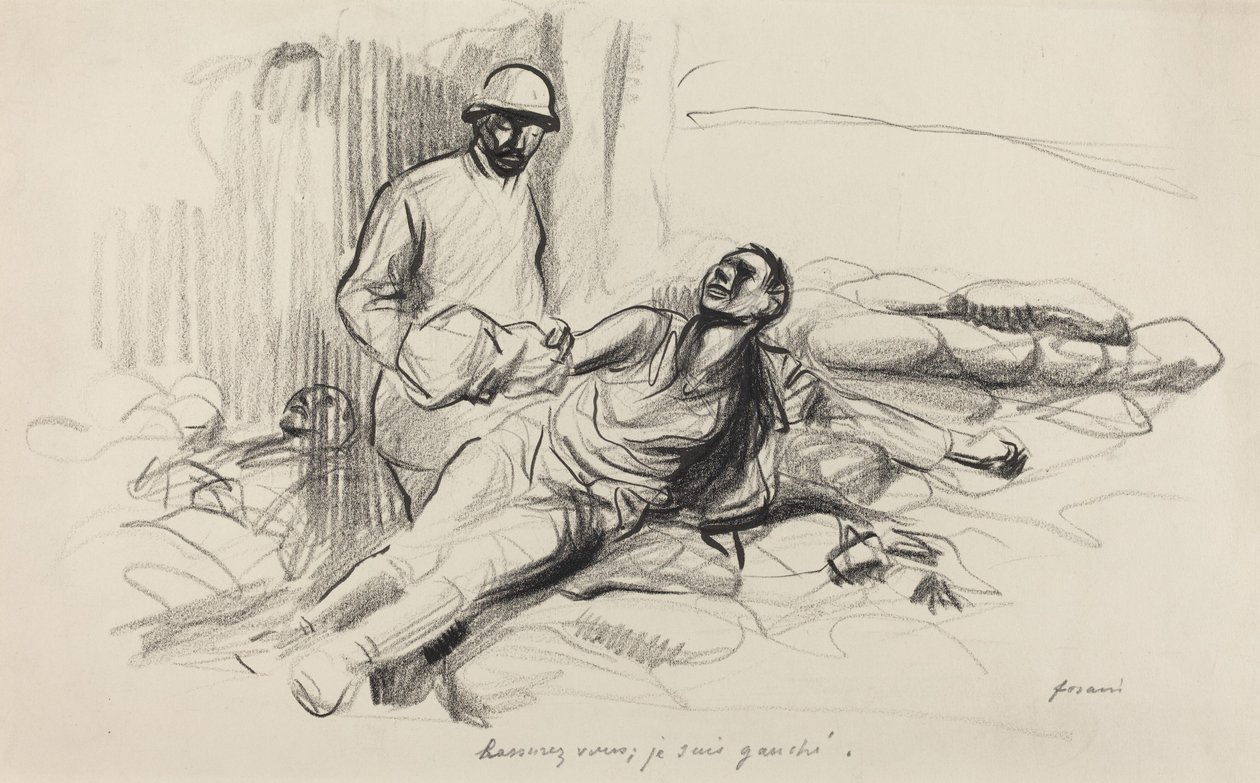 Vær trygg; Jeg er igjen. av Jean Louis Forain