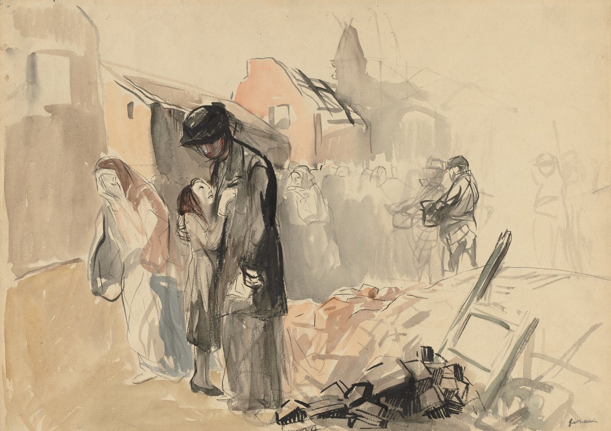 Gjenerobret territorium (recto) av Jean Louis Forain