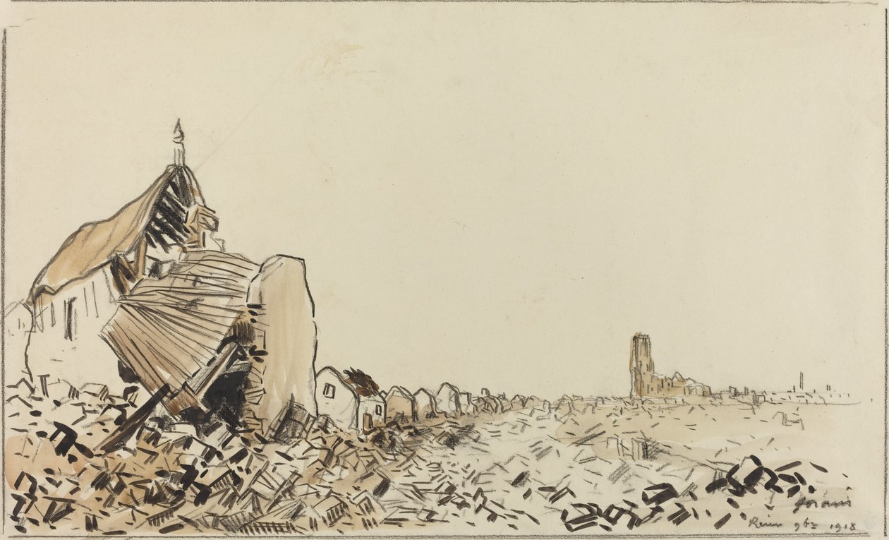 Reims 9ber 1918 av Jean Louis Forain