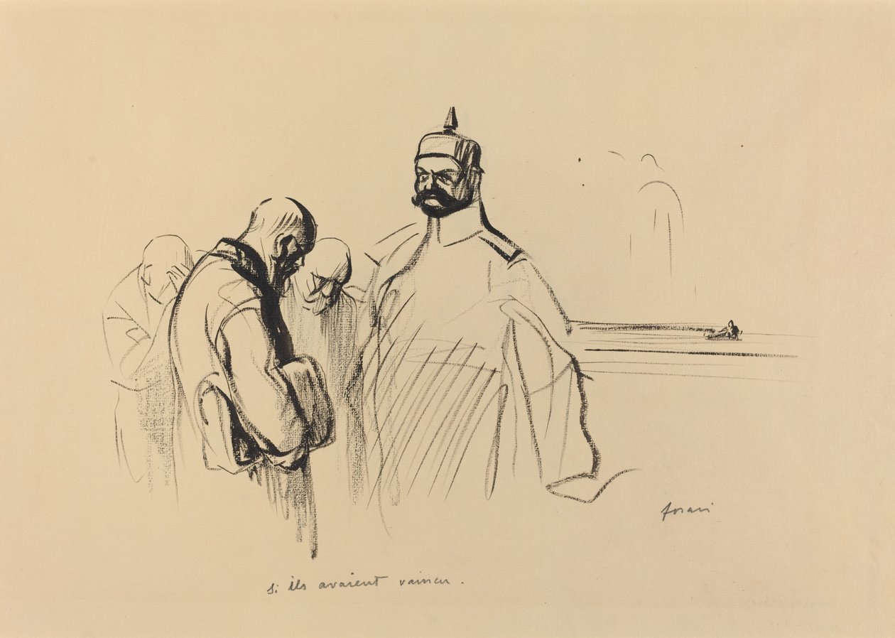 Hvis de hadde vunnet, c. 1919. av Jean Louis Forain