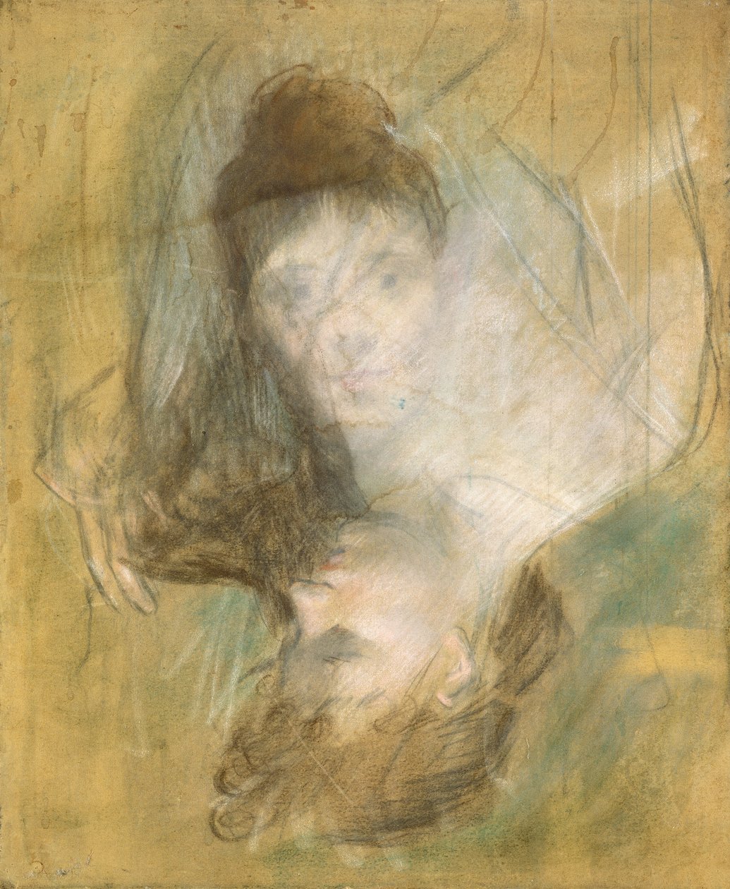 Skisse av en kvinne, 18851890. av Jean Louis Forain