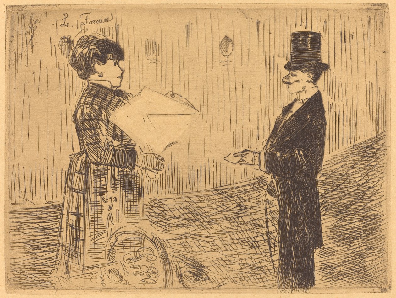 Buketten av Jean Louis Forain