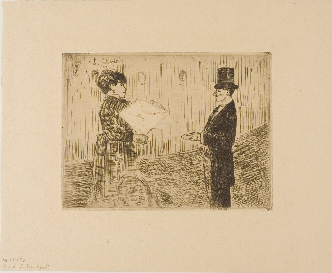 Buketten av Jean Louis Forain
