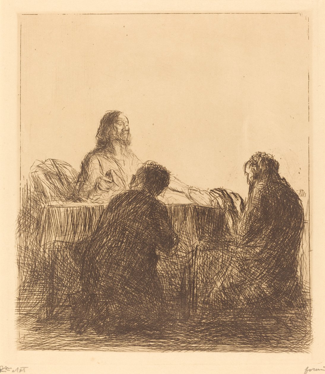 Brytingen av brødet av Jean Louis Forain