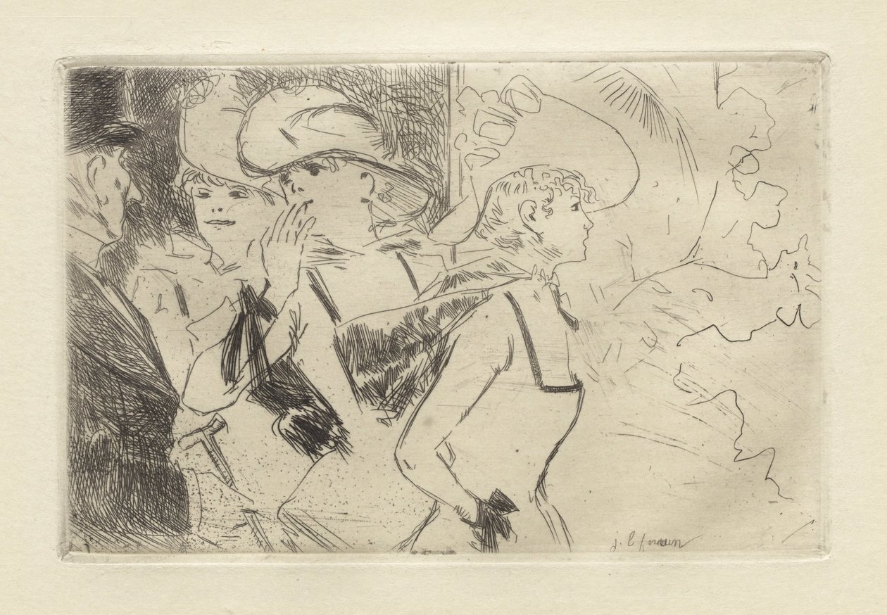 Folies-Bergère, ca. 1880-86 (etsing) av Jean Louis Forain