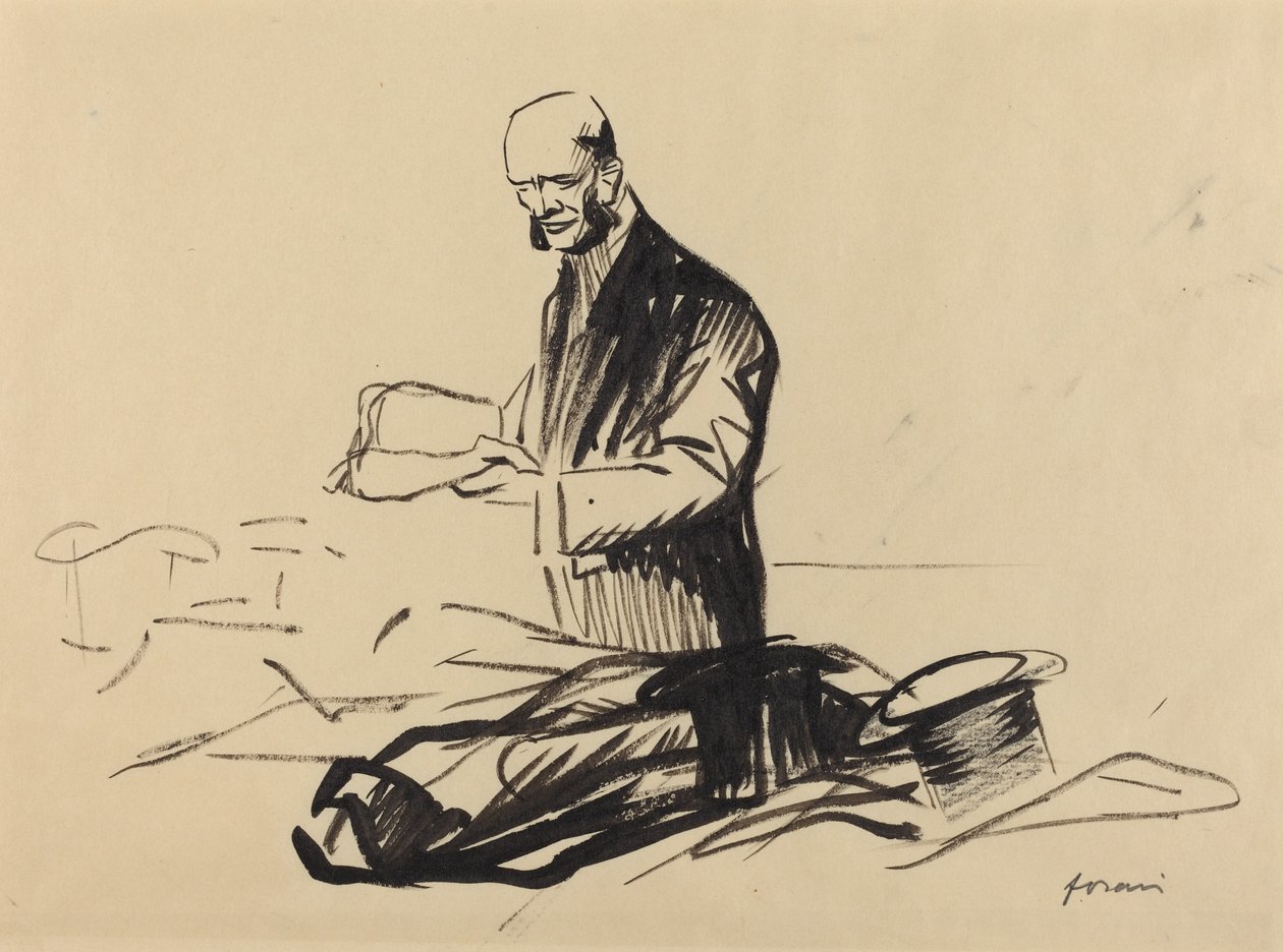 Hatten til Marshall Foch av Jean Louis Forain