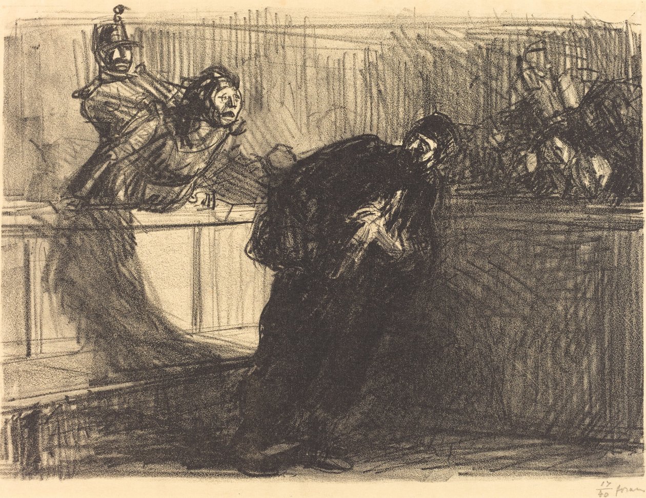 Advokaten misbrukt av Jean Louis Forain