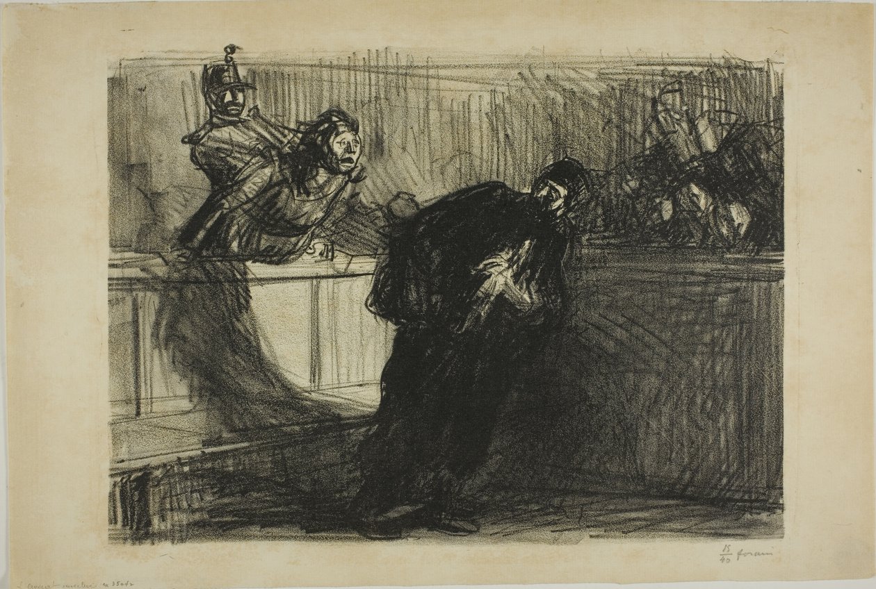 Advokaten misbrukt av Jean Louis Forain