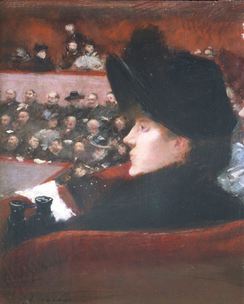 The Lodge, ca. 1880 (olje på lerret) av Jean Louis Forain