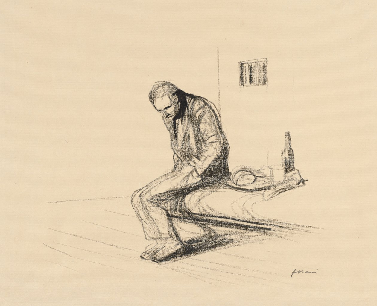 Mannen som skjøt på Clemenceau, ca. 1919. av Jean Louis Forain